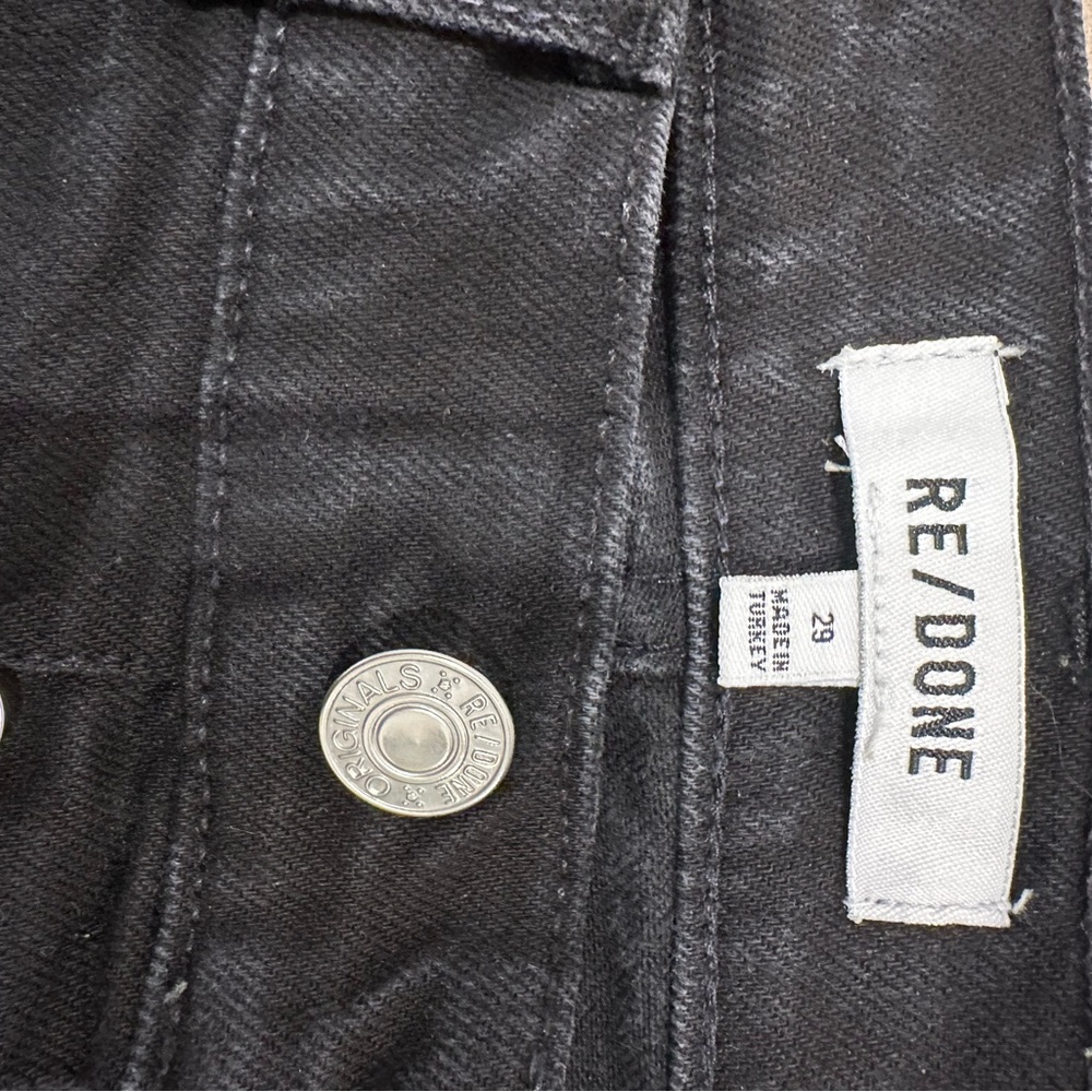 RE/DONE High Rise Stove Pipe Jeans 29 - Picture 5 of 7